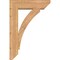 Ekena Millwork Thorton Slat Smooth Bracket w/ Offset Brace, Western Red Cedar, 7 1/2"W x 26"D x 38"H BKT0806X26X38THR06SWR - alternate 3